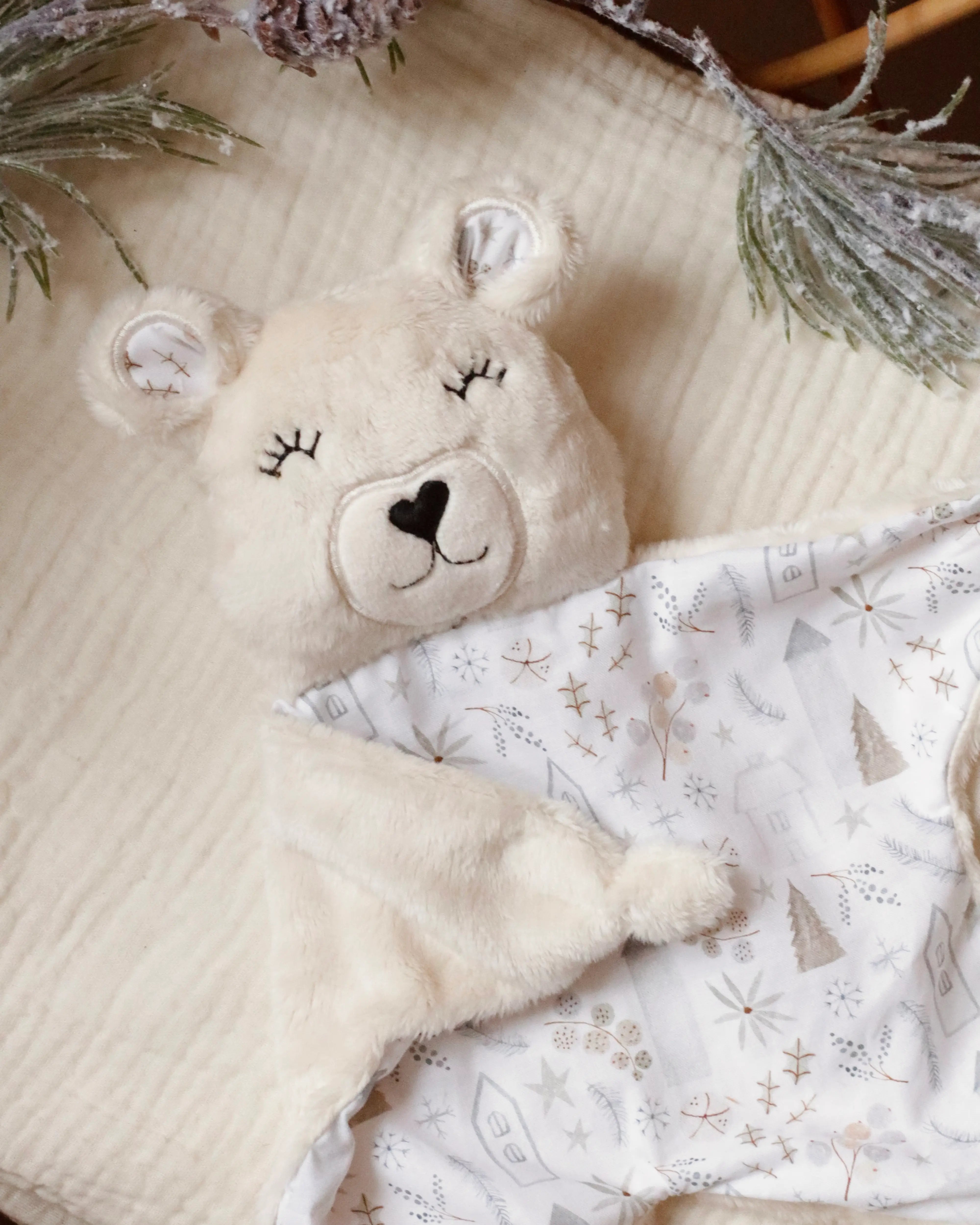Alfonse l ours Doudou ours personnalisable Maison Syann