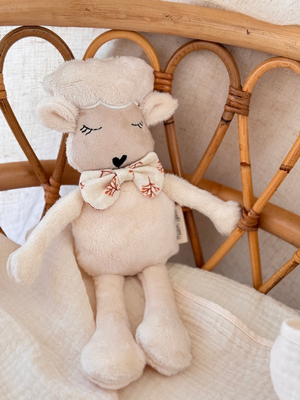 Bouillotte Mouton blanc micro-ondes Bouillotte Mouton blanc micro-ondes