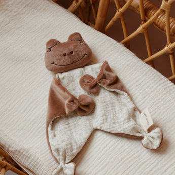 Graziella - Doudou Grenouille personnalisé -  Minky Café  -