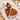 Colette la Poulette  - Doudou Poule personnalisable -  Minky Sucre Brun