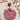 doudou personnalisable d'un faon niché dans une framboise