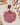 doudou personnalisable d'un faon niché dans une framboise