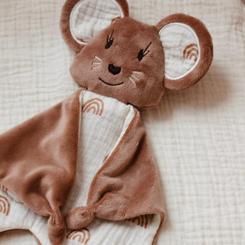 Emy Doudou souris - Doudou personnalisable - Minky Café