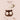 un attache tetine pour enfant hibou de couleur chocolat
