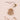 un attache tetine pour enfant hippopotame de couleur praline