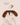 un attache tetine pour enfant lapine de couleur chocolat