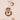un attache tetine pour enfant lion de couleur praline