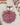 doudou personnalisable d'un renard blanche niché dans une framboise