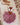 doudou personnalisable d'une biche niché dans une framboise