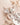 Zoom sur le doudou renard en minky beige latte et petit coeur marron